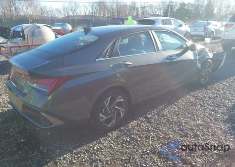 2025 Hyundai Elantra Hybrid Limited из США, поврежденный, VIN KMHLN4DJ7SU176592